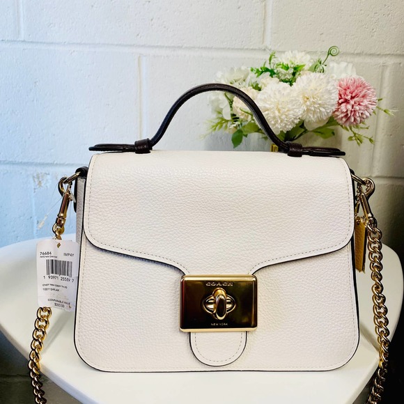 Coach Bags Coach 76684 Cassidy Top Handle Crossbody In Chalk